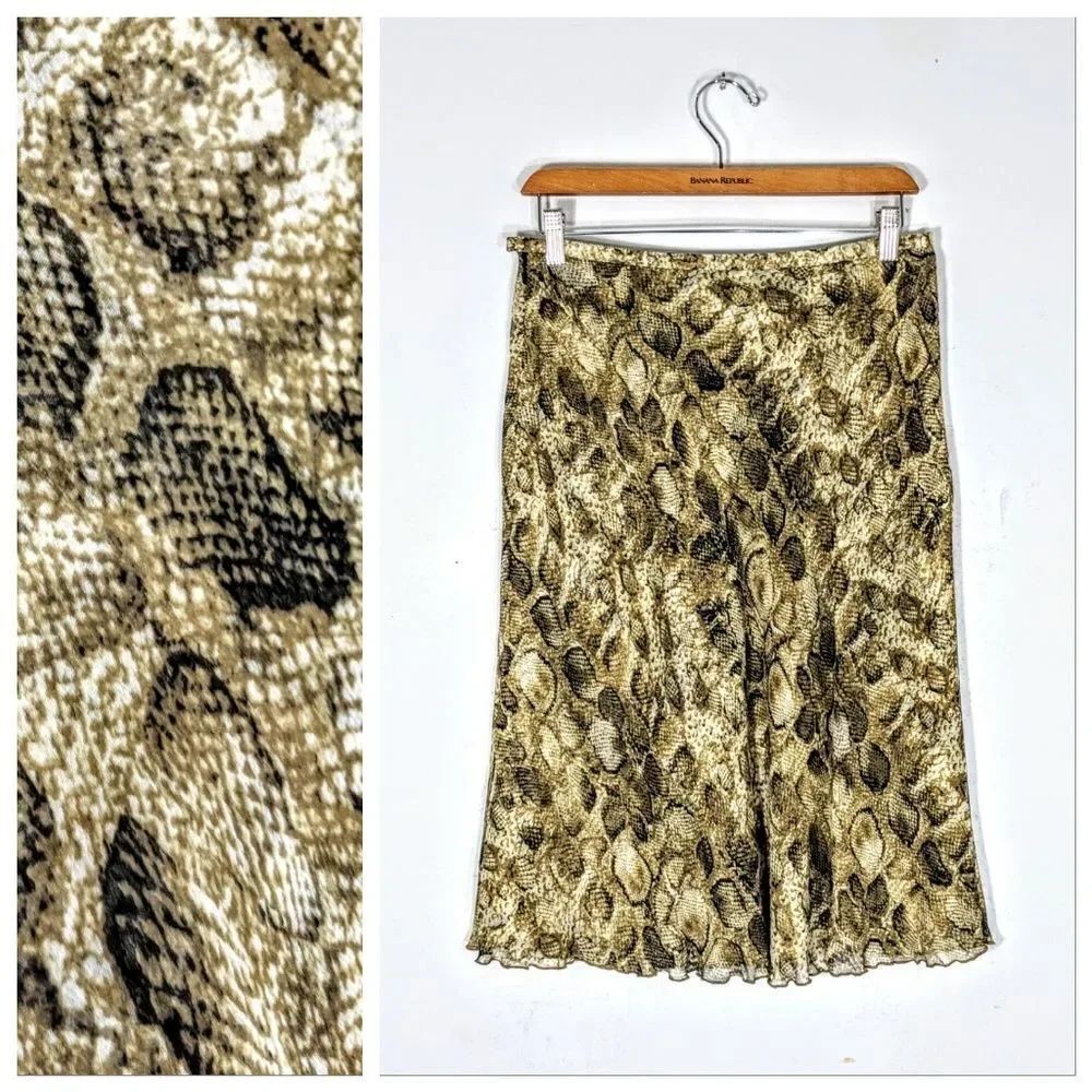 Talbots Silk Skirt